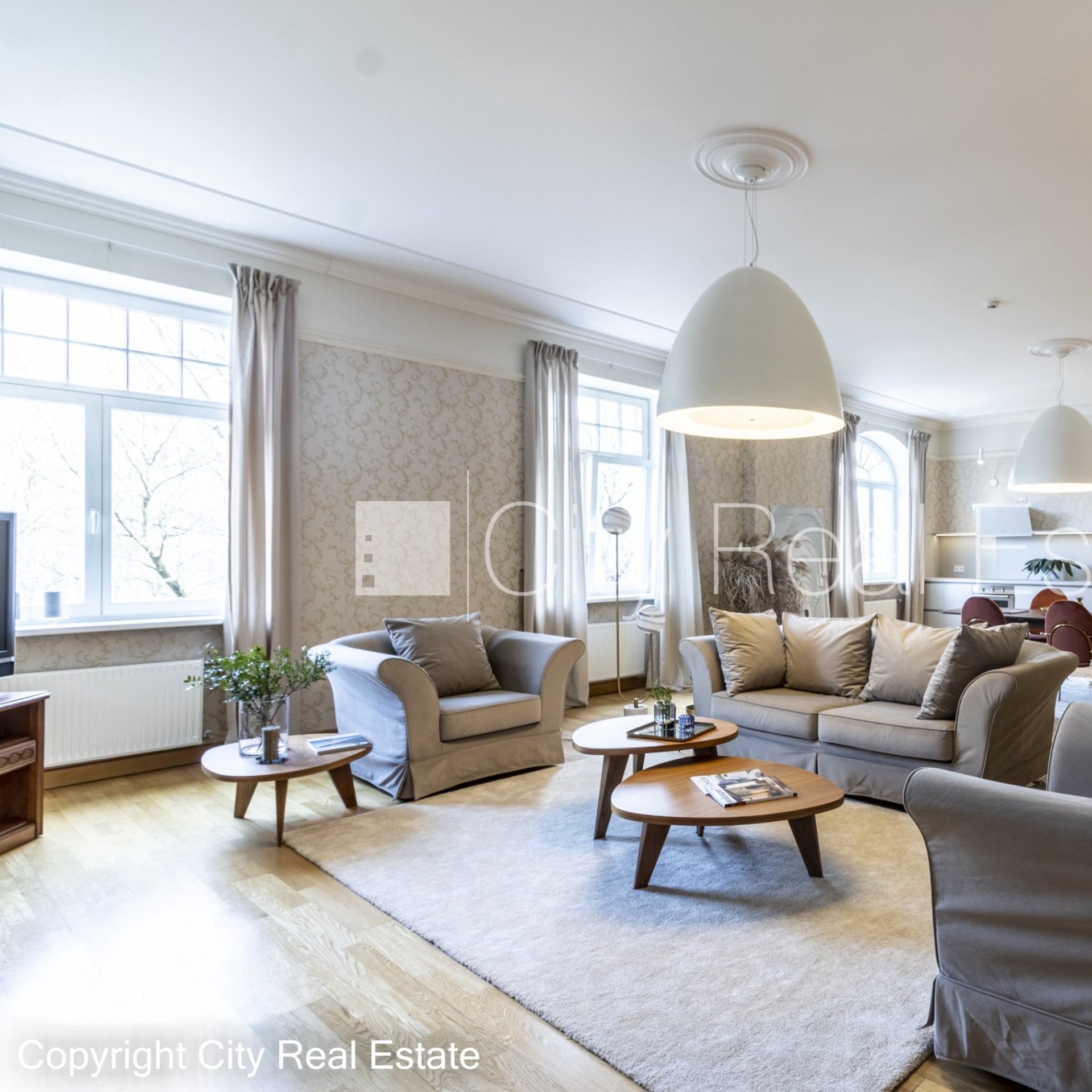 3 istabu dzīvoklis Rīga, Centrs, 140 m², izīrē, Foto 1 no 10