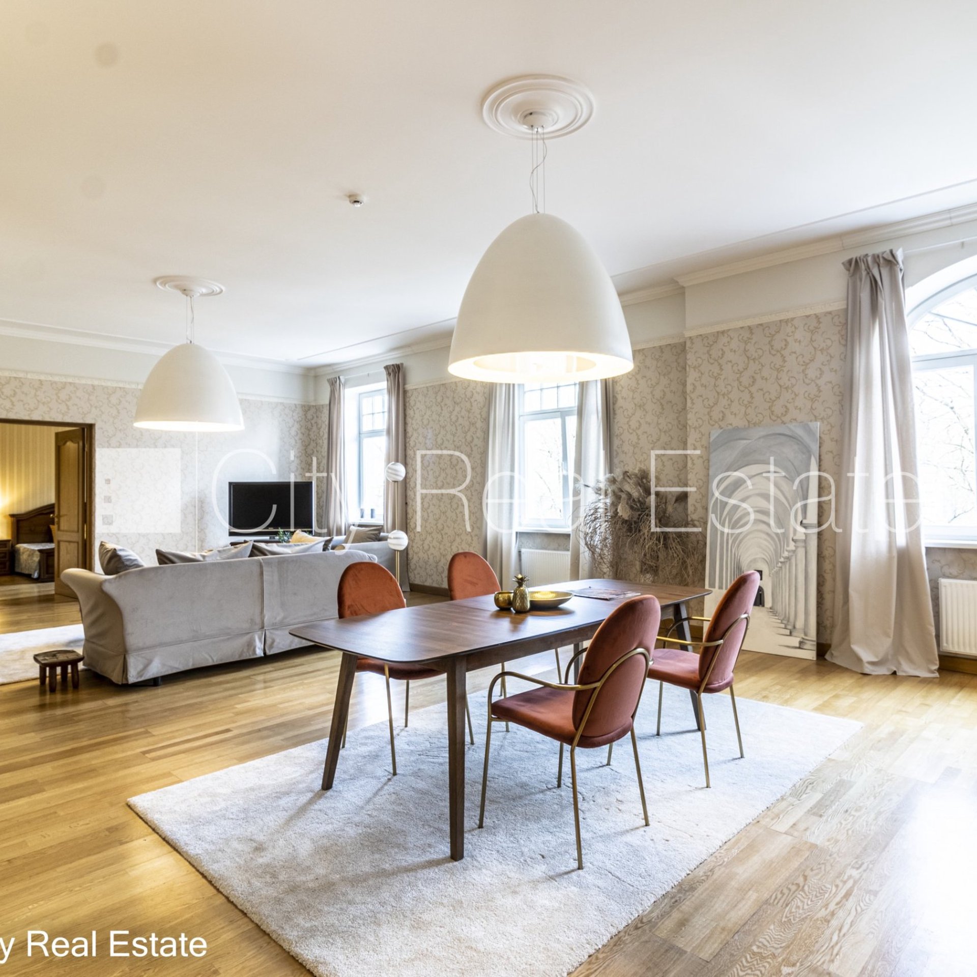 3 istabu dzīvoklis Rīga, Centrs, 140 m², izīrē, Foto 3 no 10