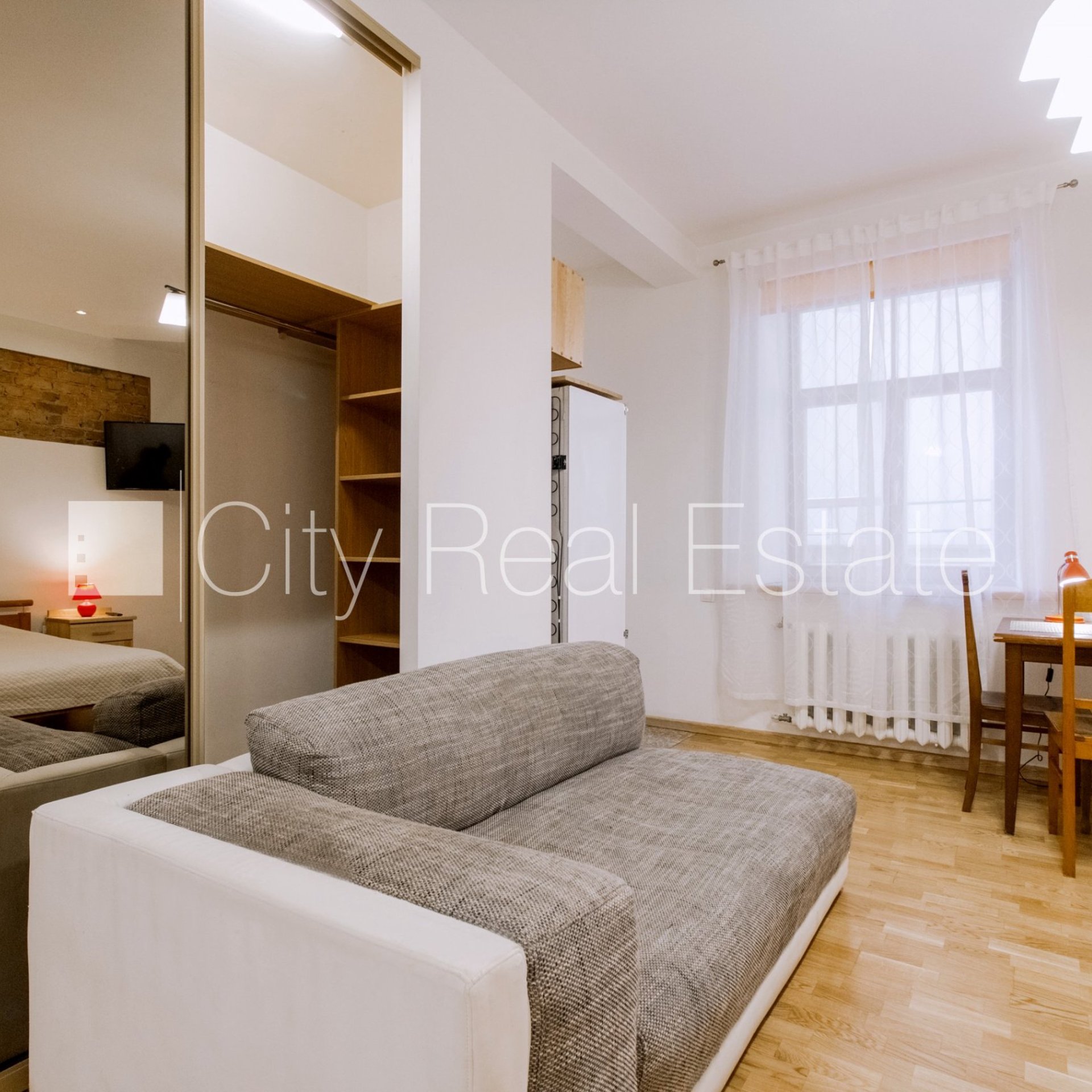 1-toaline korter Rīga, Centrs, 37 m², üür, Foto 9 / 10