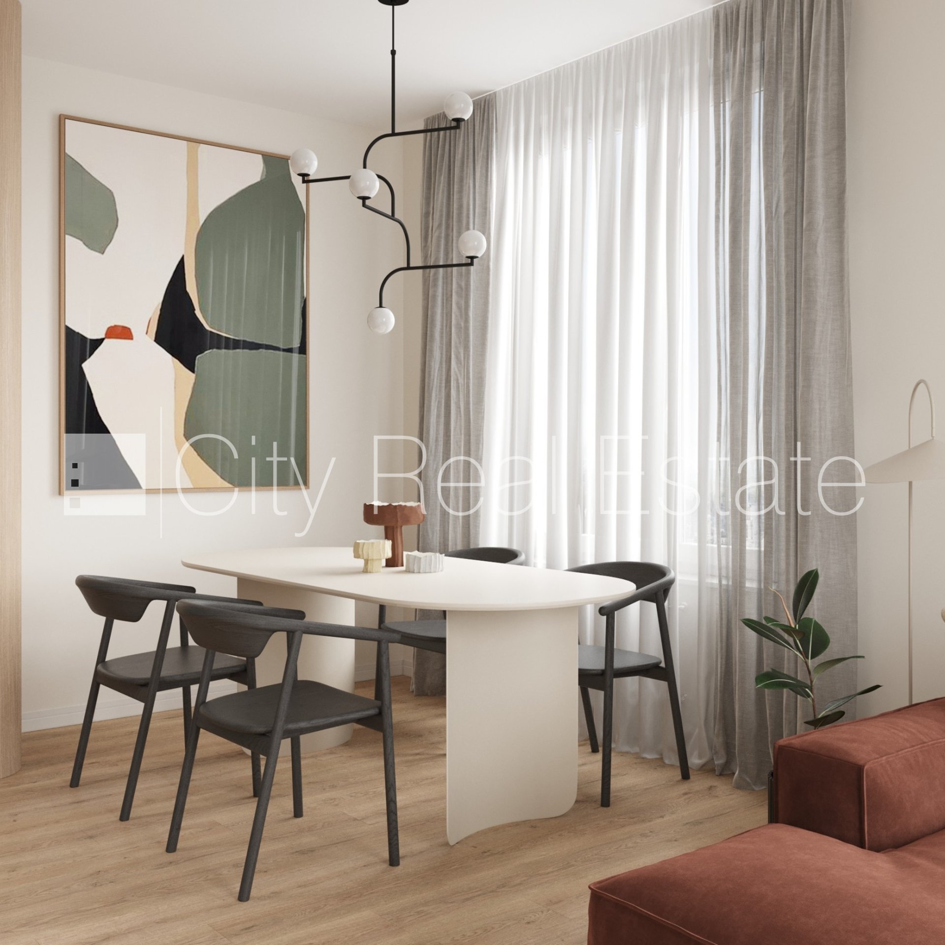 4-toaline korter Rīga, Mežaparks, 103 m², müük, Foto 4 / 10