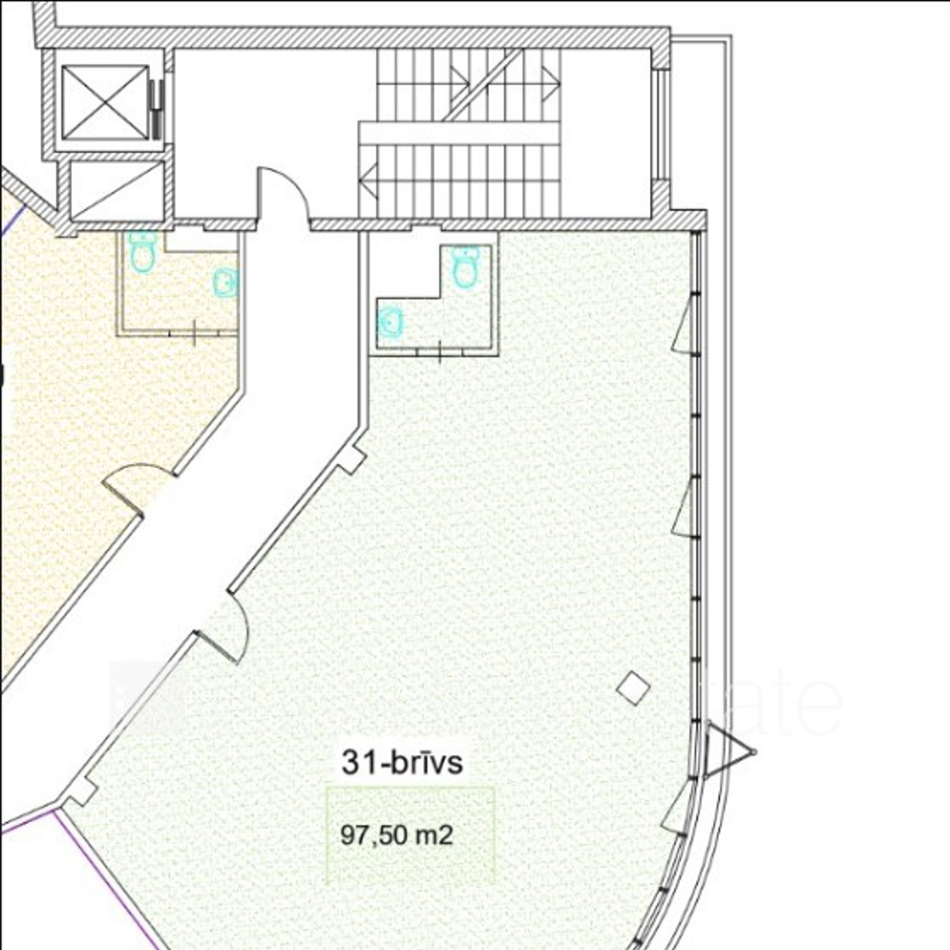 Äripind Rīga, Centrs, 97 m², üür, Foto 4 / 9