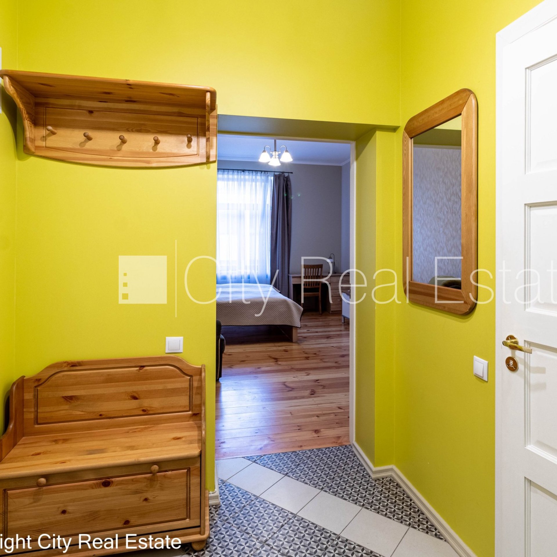 1-toaline korter Rīga, Centrs, 35 m², üür, Foto 9 / 10