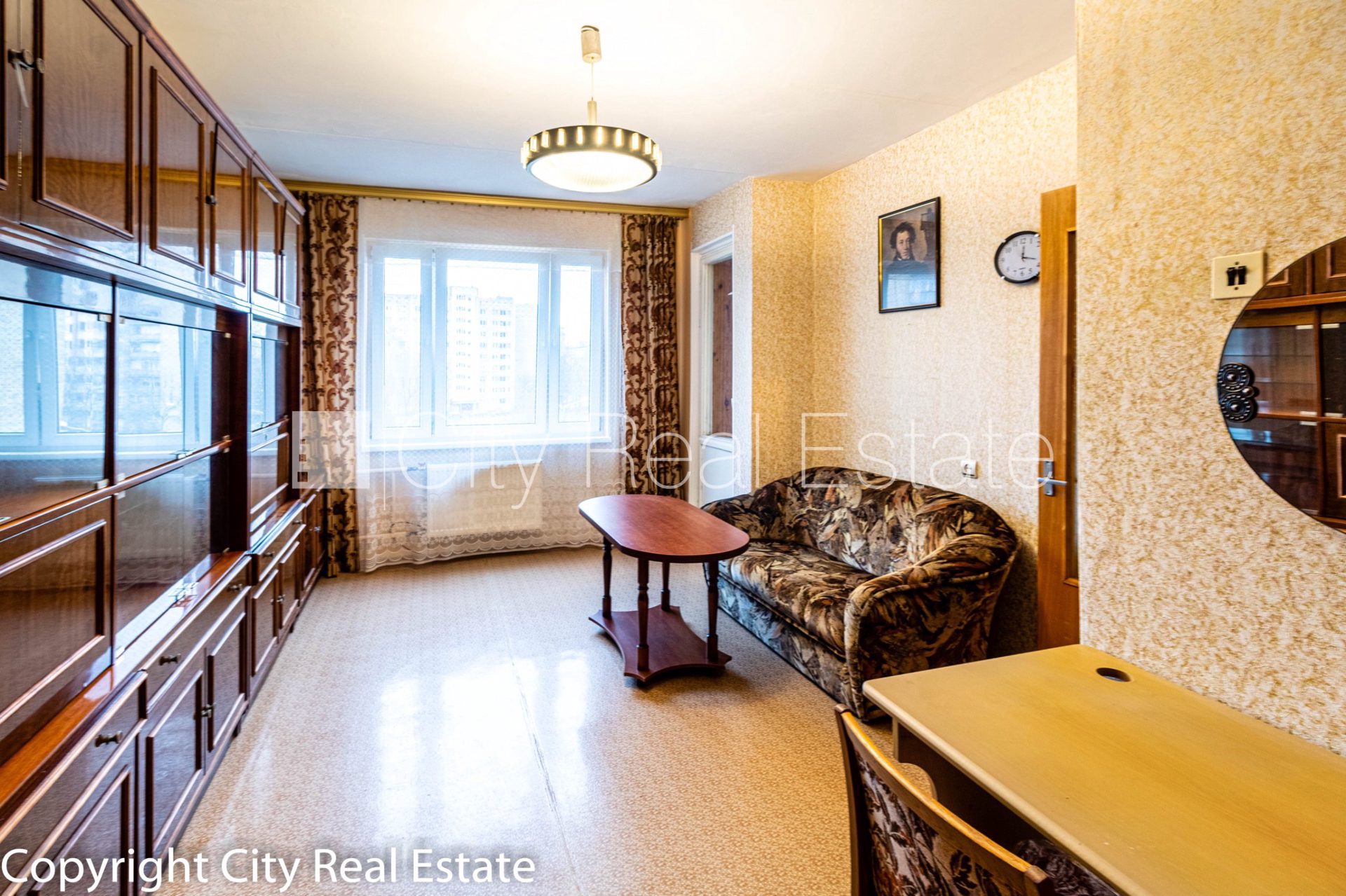 1 kambarių butas Rīga, Centrs, 34 m², nuomojamas, Nuotrauka 1 iš 10