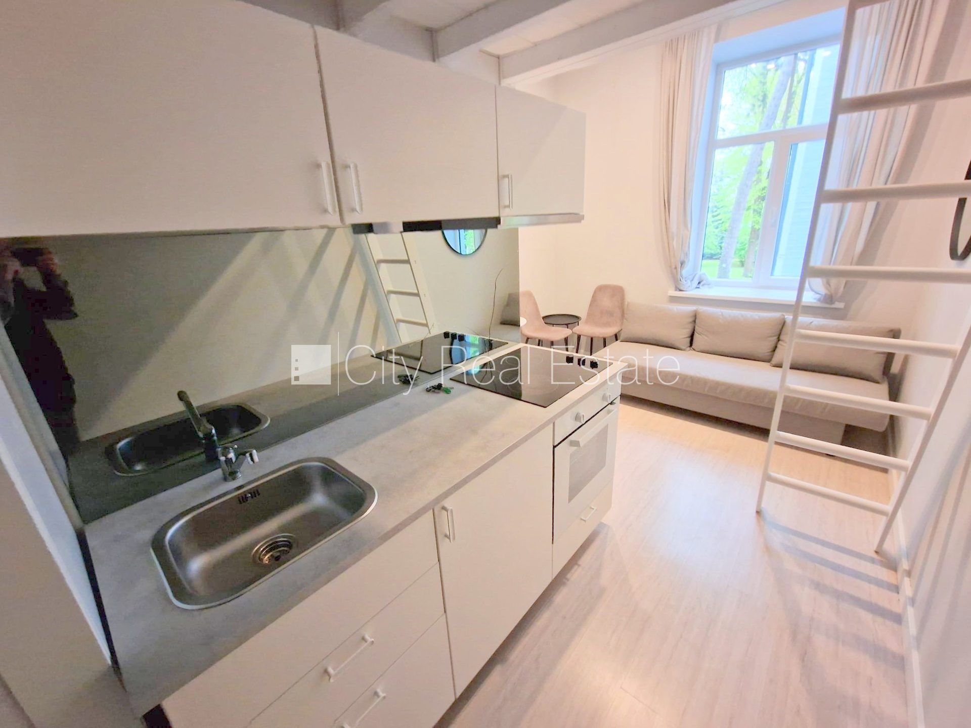 1 istabu dzīvoklis Rīga, Centrs, 18 m², izīrē, Foto 1 no 10