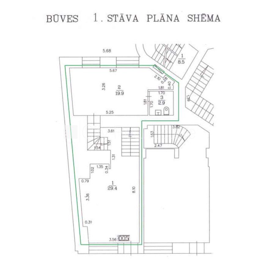 Commercial premises for rent in Riga, Old Riga, 79 m², Photo 10 of 10
