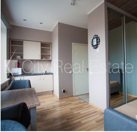 1 istabu dzīvoklis Rīga, Šampēteris, 22 m², izīrē, Foto 1 no 10