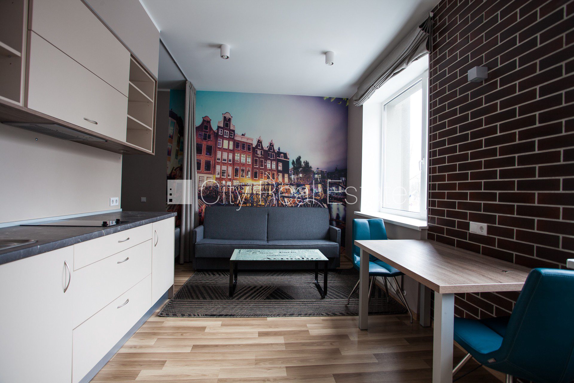 1-room apartment for rent in Riga, Šampēteris, 32 m², Photo 2 of 9