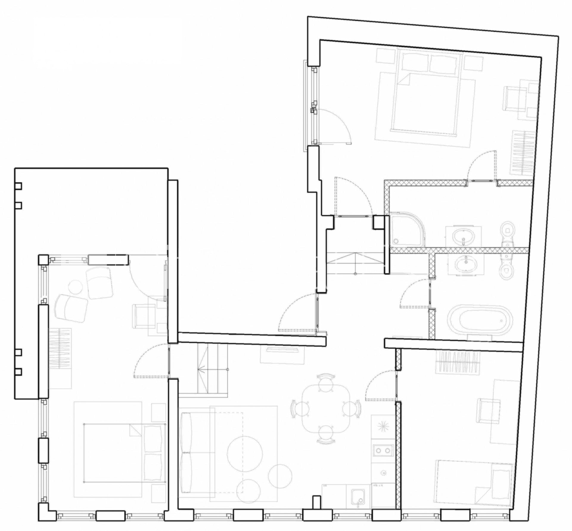 4-room apartment for rent in Jūrmala, Dzintari, 111 m², Photo 7 of 7