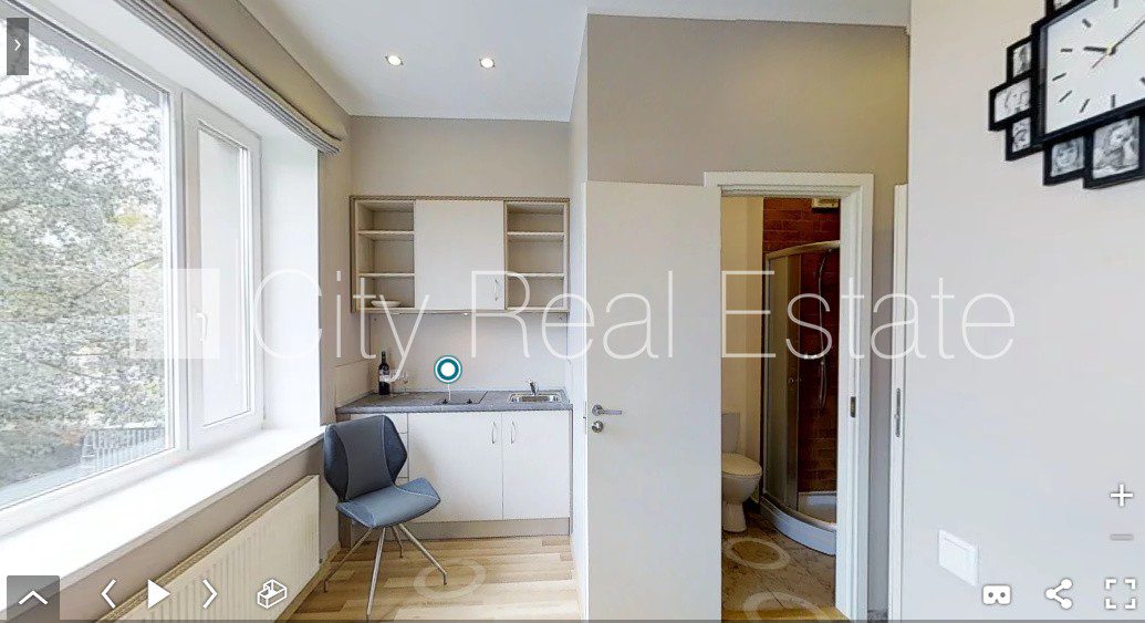 1 istabu dzīvoklis Rīga, Šampēteris, 22 m², izīrē, Foto 1 no 10