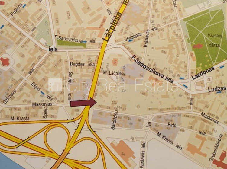 Maatükk Rīga, Centrs, 1037 m², müük, Foto 1 / 9