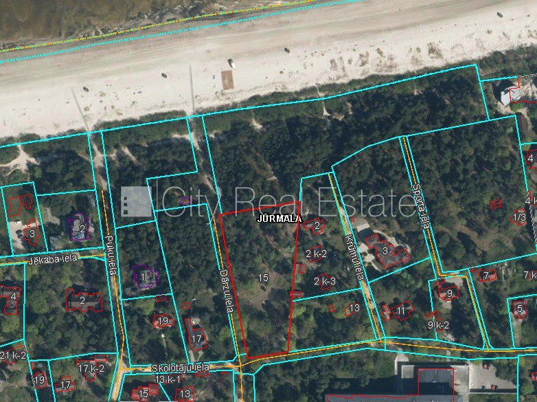 Земельный участок в Юрмала, Меллужи, 5317 м², продажа, Фото 1 из 7